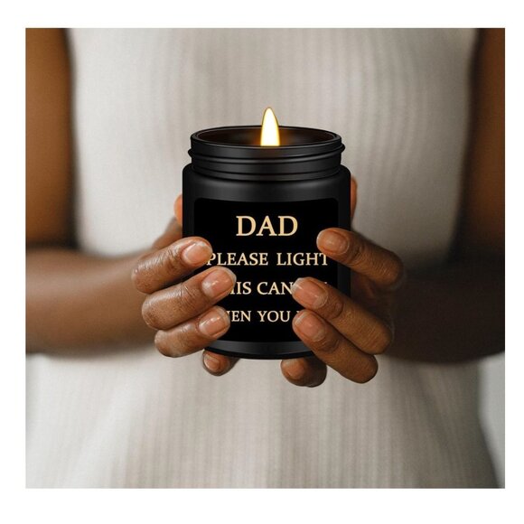 KYR Gifts for Dad Natural Soy Wax Lavender Scented Candle (7oz) - Picture 5 of 6